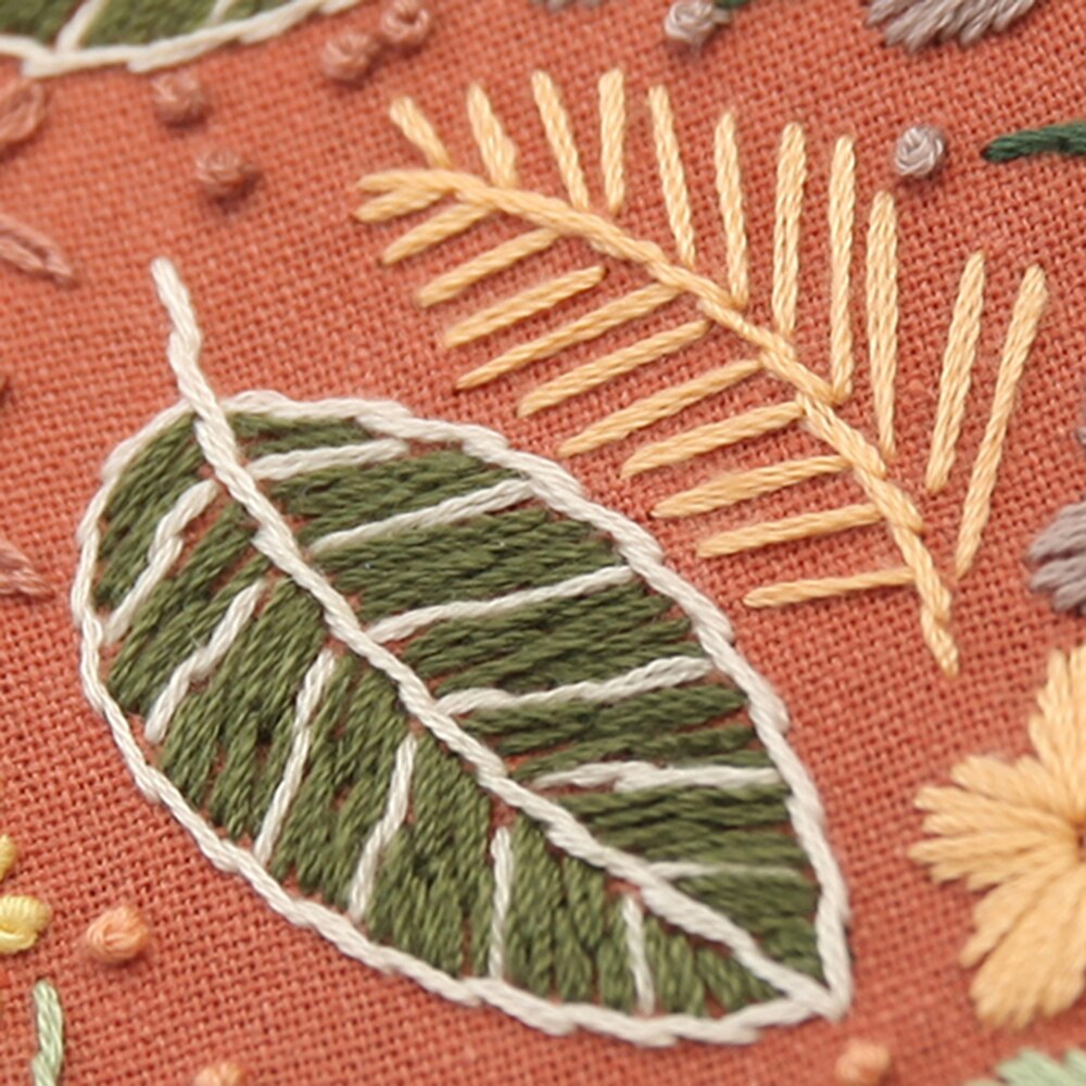 DIY Embroidery Flower Patterns Handwork Needlework for Beginner Handmade Crafts Sewing Supplies 3D Ribbon Painting Embroidery