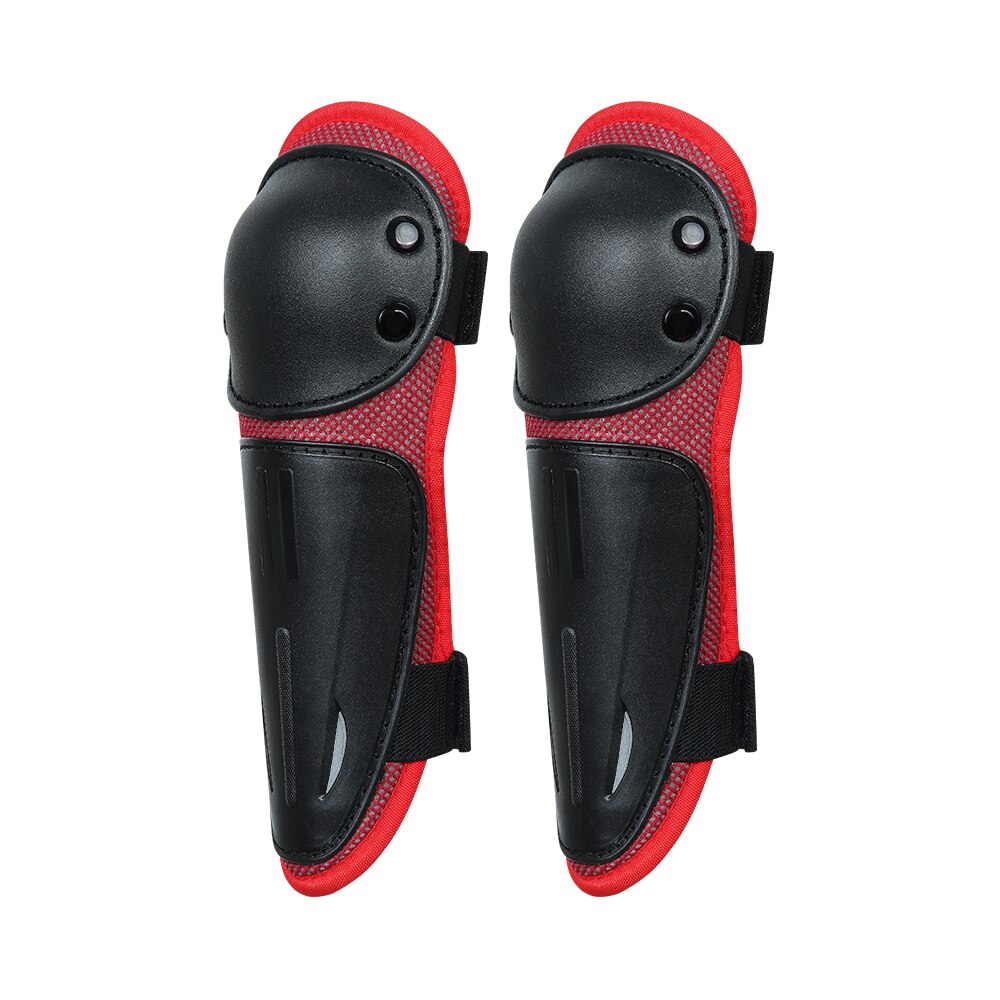 Wosawe Kinderen Kniebeschermers Abs Materiaal Sport Skate Bike Motrorcycle Kniebeschermers Elbowpads Voor Kids 4-14 Jarigen: Elbowpads Red