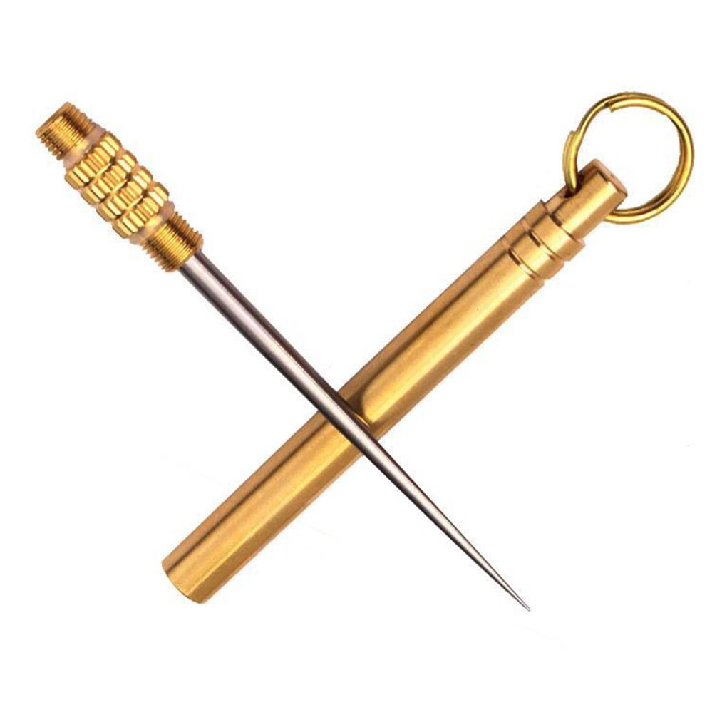 Picnic Toothpick Metal Fruit Fork Toothpick Portable Barbecue Tooth Cleaning Supply with Holder