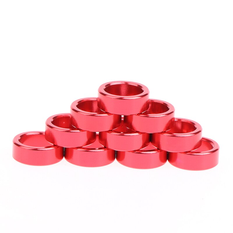 10 Pcs Pet Duif Voetring Id 8Mm Aluminium Voet Tag Ring Duif Levert Apparaten: Rood