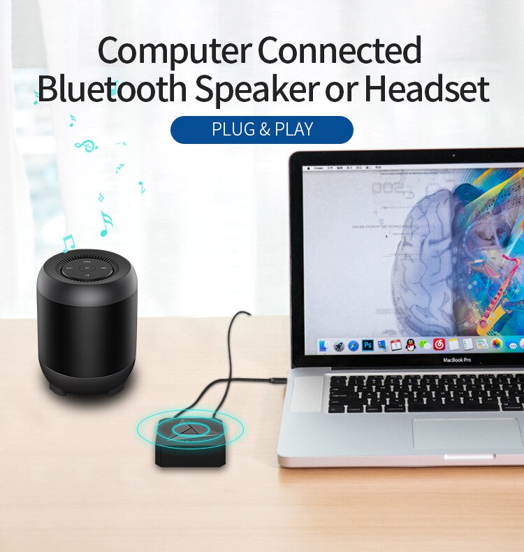 M21 Bluetooth Receiver & BT Transmitter 2-in-1 Bluetooth Transmitter NFC Bluetooth Receiver For IPhone/iPad/iPod Touch/Android