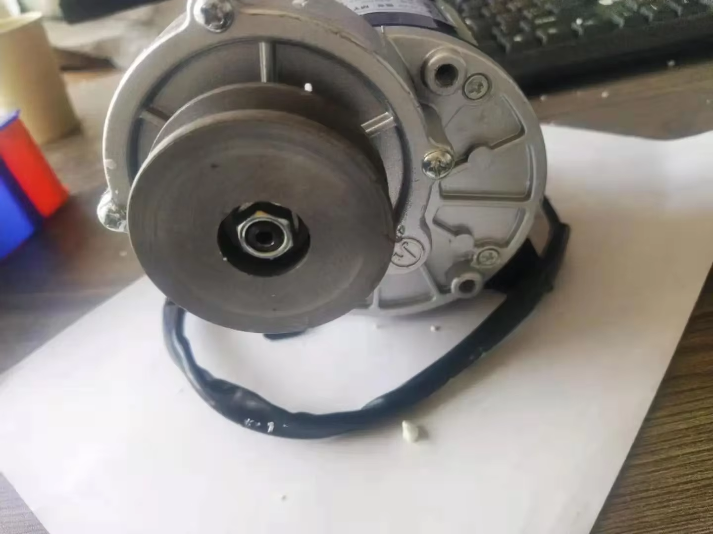250W 350W 12V 24V 36V DC szczotkowany silnik przekładniowy mój1016Z z kołem pasowym elektryczny trójkołowy elektryczny silnik rowerowy