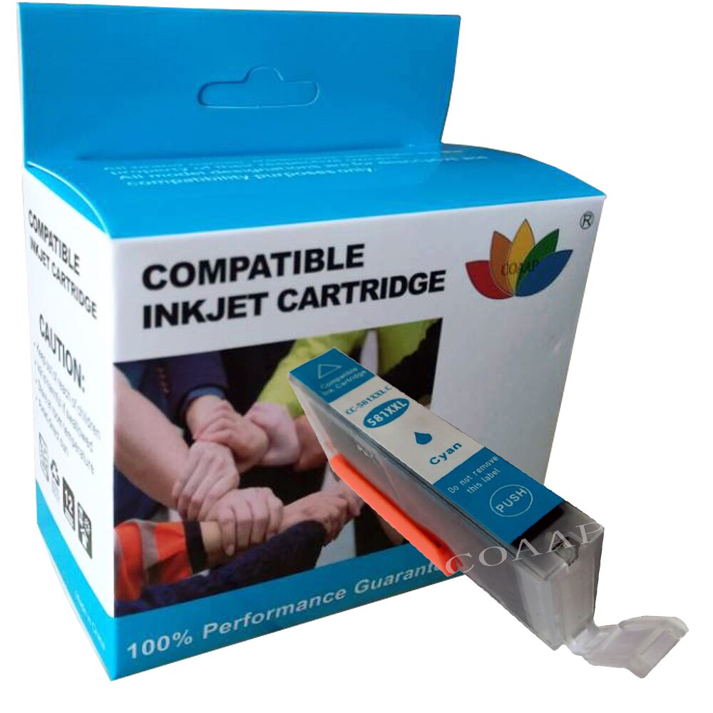 10pk Compatible pgi580 cli581 ink for Canon PGI 580 PGBK CLI 581 BK/C/M/Y XL for PIXMA TS8150 TS8151 TS8152 TS9150 TS9155