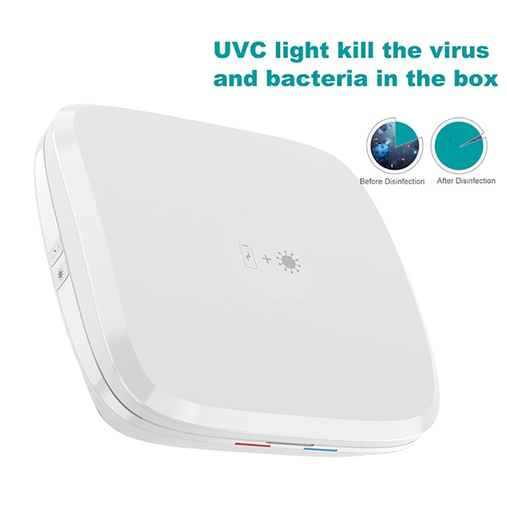FoldableWireless Charging Nail UV Light Phone Sterilization Box
