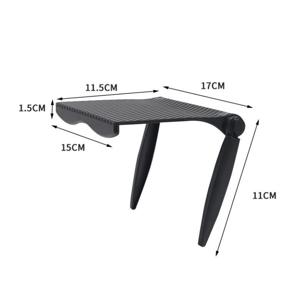 Étagère supérieure réglable pour écran de télévision, support de rangement pour écran d&#39;ordinateur de bureau: 6