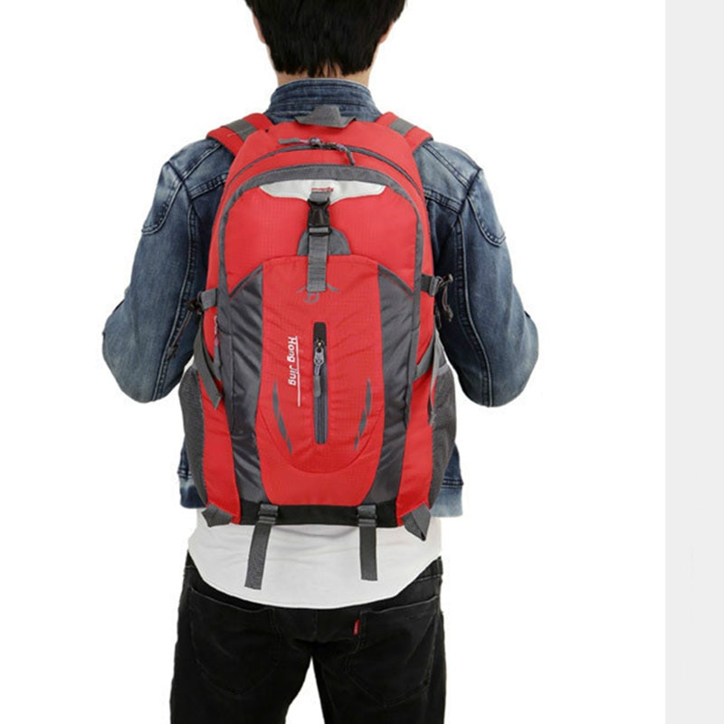 40l waterdichte outdoor sportklimrugzakken, wandel- en kampeerrugzak voor dames en heren, ,5 kleuren nylon trekkingrugzak