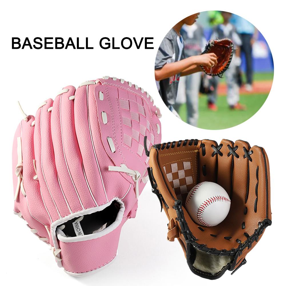 Outdoor Sport Drie kleuren Honkbal Handschoen Softbal Praktijk Apparatuur Grootte 10.5/11.5/12.5 Linkerhand voor Volwassen Man vrouw Trein