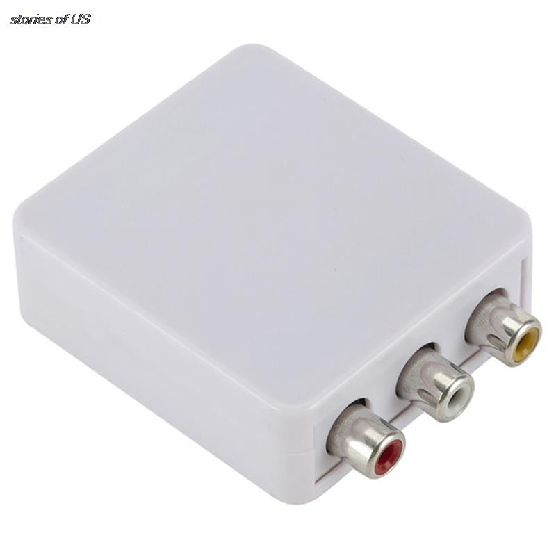 RCA/Composite A/V To RF/Coax/Coaxial Converter RF Modulator AV 2 COAX Adapter