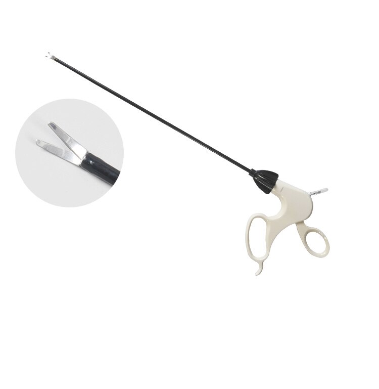 Instrument for laparoscope training ,forceps,Scissors,grasper,needle holder pratice tools for student: White