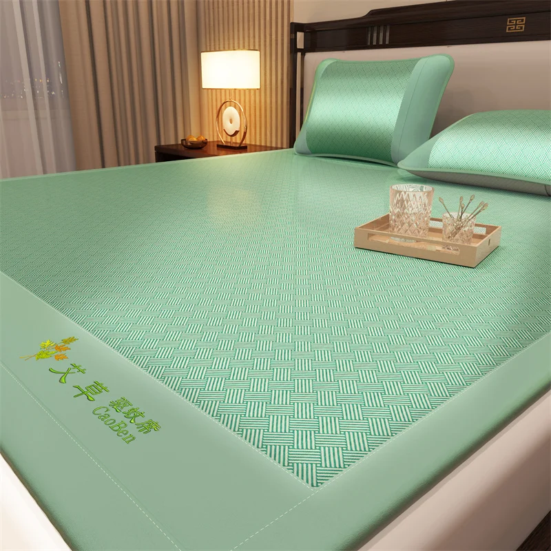 WASART Zomer koolstof lichte vezels 1800D koeling airconditioning slaapmat koel gevoel koud laken luxe bedbeschermingskussen