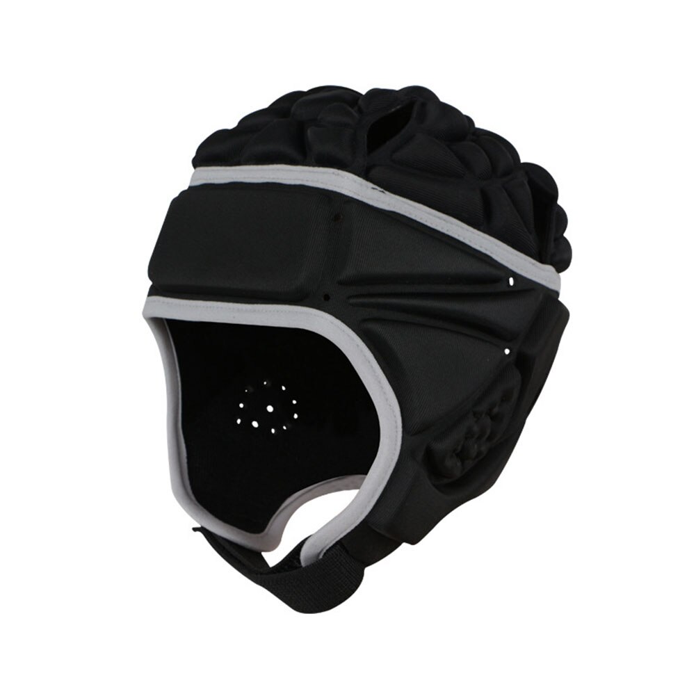 Protective Headgear Soft Shell Rugby Soccer Game Training Headguards For Kids Cycling Soccer Head Protection: Black