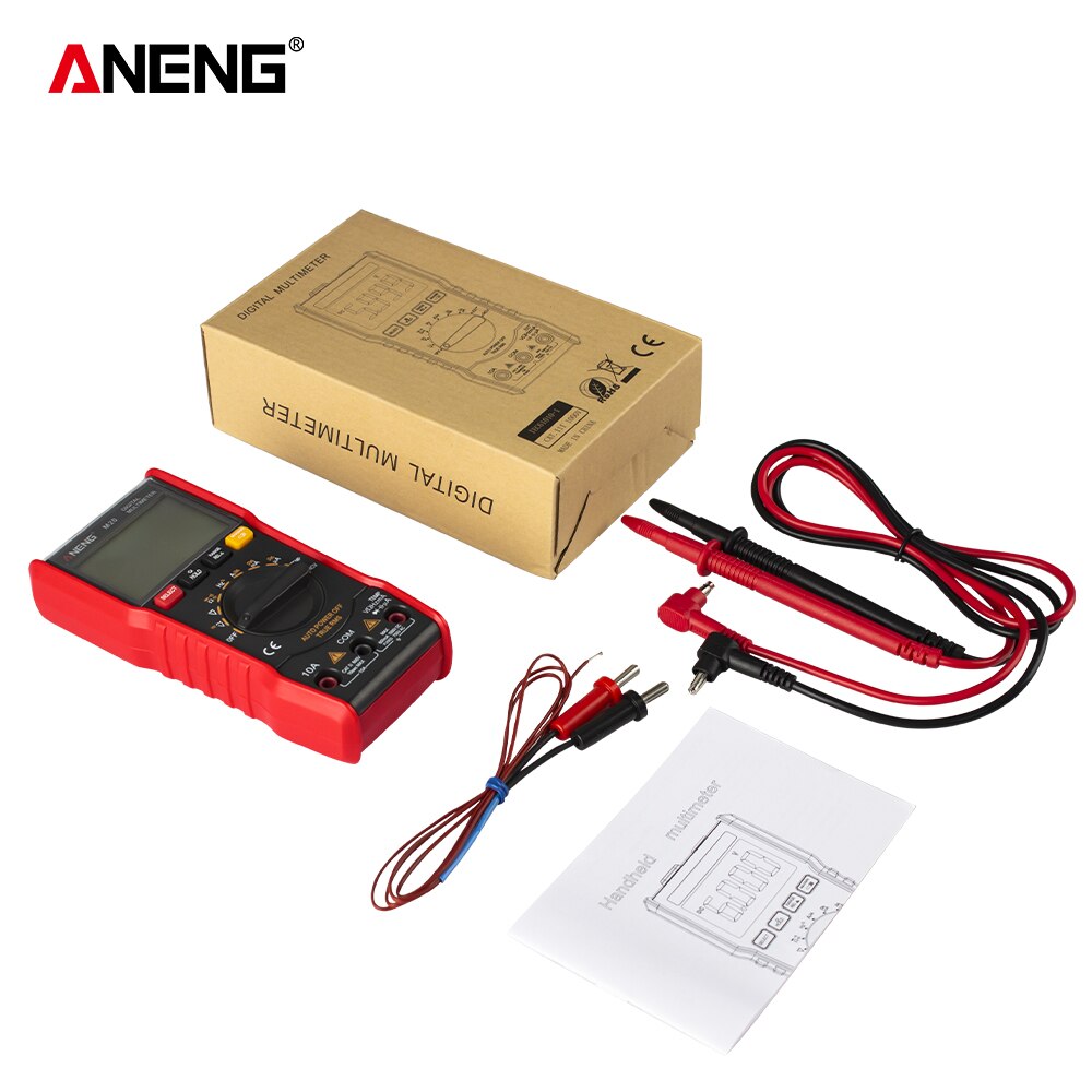 Multimetro digitale ANENG M20 6000 conteggi tester Esrmeter Multimetro Analogico digitale Profissional con retroilluminazione amperometro AC/DC: Default Title