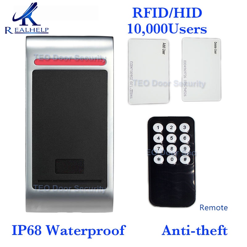 10,000 card users IP68 keypad Outdoors Waterproof Standalone Access Controller Remote control wiegand 26 output reader