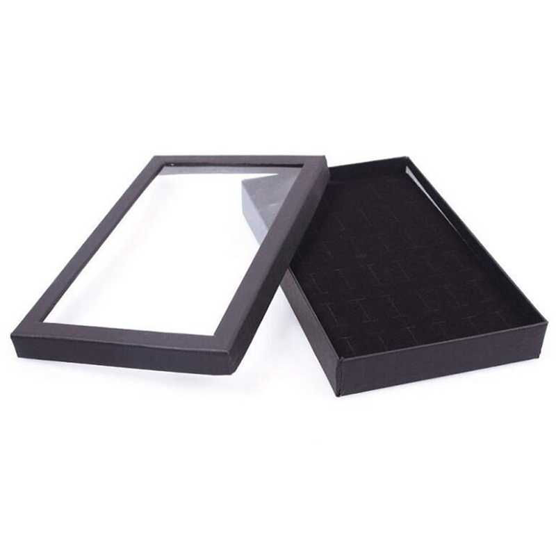 36 Sleuven Ringen Doos Opbergdoos Met Transparant Deksel, Multifunctionele Oorbellen Sieraden Display Doos Houders Sieraden Opbergdozen