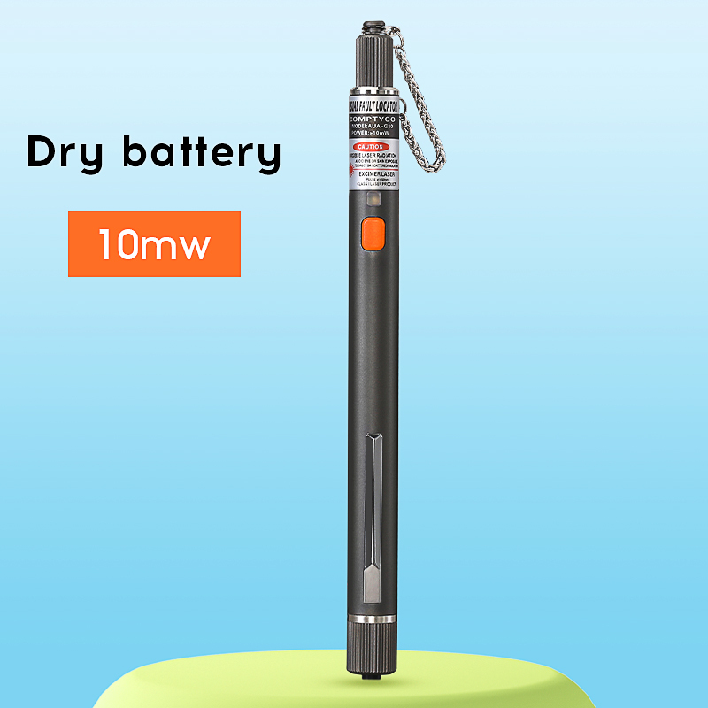COMPTYCO FTTH Visual Fault Locator Optical Fiber Cable Tester Tool 5/10/20/30/50MW VFL 2.5MM(SC/FC/ST) Interface: Blue
