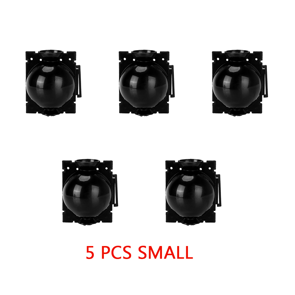 1/3/5PCS High Pressure Gardening Plant Root Ball Plant Root Growing Box Breeding Case for Garden Grafting Rooting Plant Box: 5 Black S