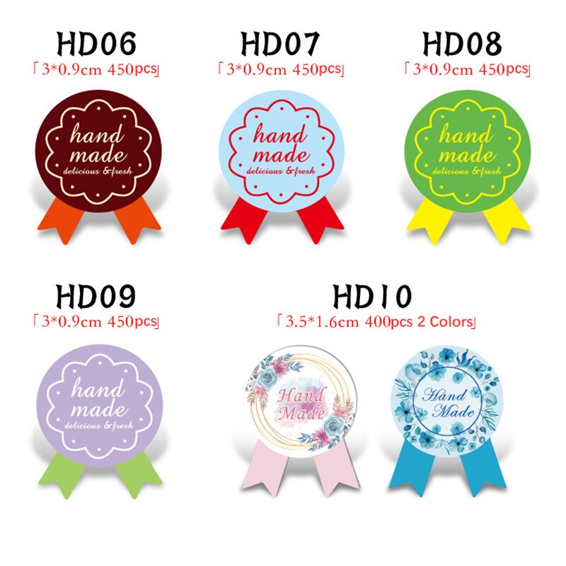 Handmade Thank You Stickers Scrapbooking for Package Adhesive Thank You Sticker Seal Labels Stationery