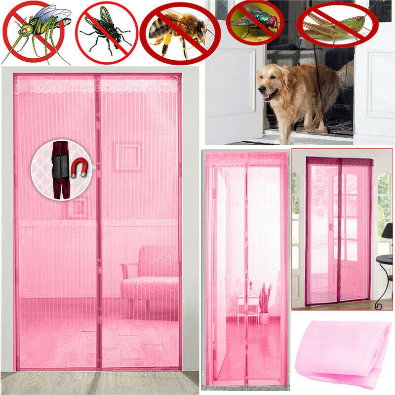 Zomer Deur Schermen Anti Mosquito Insect Fly Bug Gordijnen Magnetische Netto Mesh Automatische Sluiting Deur Scherm Gordijn