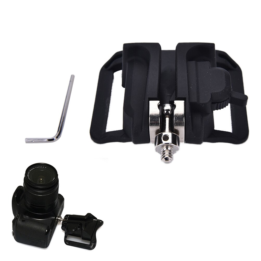 Snel Laden Holster Hanger Quick Strap Taille Riem Buckle Button Mount Clip Camera Video Tassen Voor Sony/Canon/nikon Dslr Camera