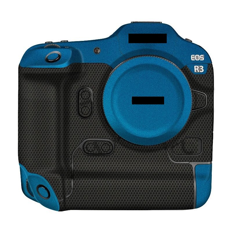 EOSR3 kamera skórka kalkomania dla Canon EOS R3 kamery naklejki kalkomania skórka kalkomania skórka pokrywa R3 naklejki chroniące przed zarysowaniami zamykane pokrowce: Metal Blue