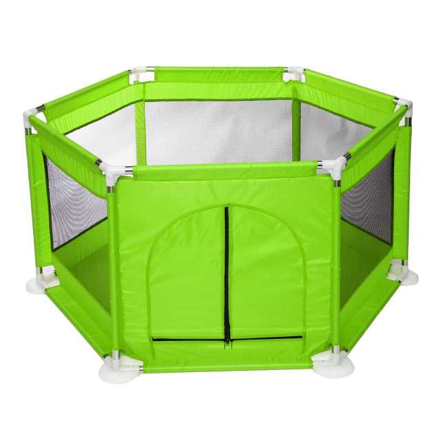 113*130*65Cm Baby Kinderbox Baby Hek Kinderen Spelen Yard Kids Ballenbad Peuter Indoor Speeltuin Voor pasgeboren Spelen Tent: green