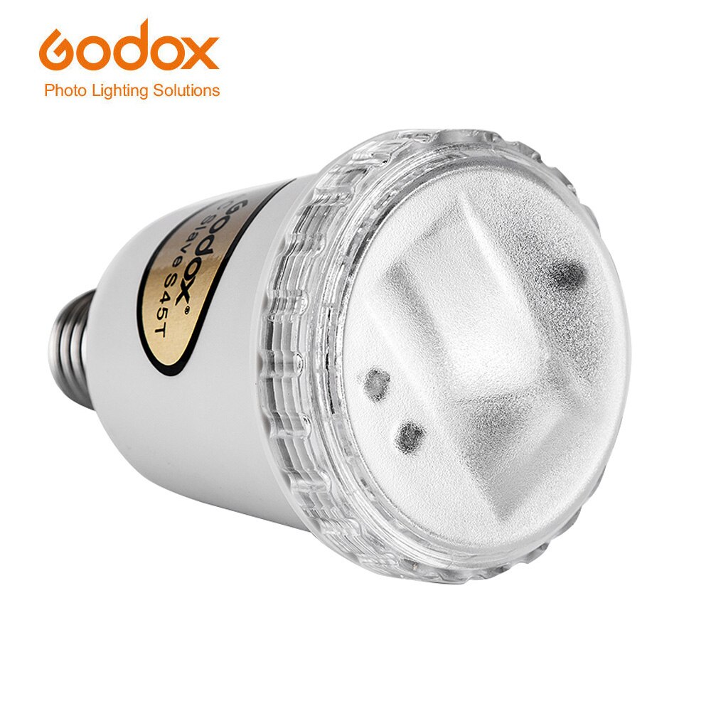 Godox  a45s fotostudie elektroniske blinklys fotostudie stroboskoplys ac slave blitzpære til  e27 220v