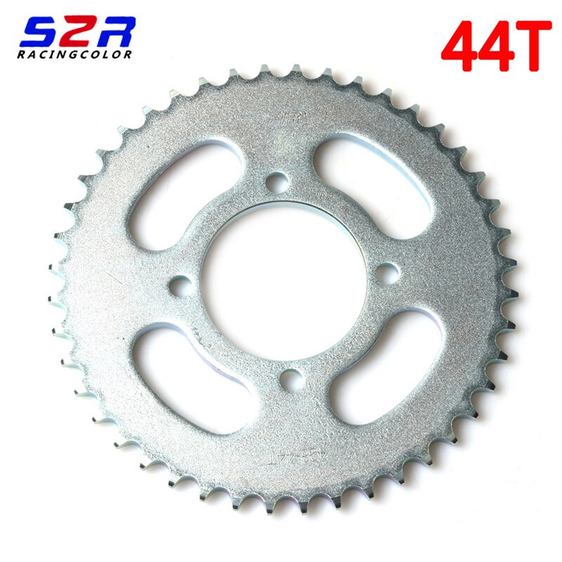 Piñón trasero de motocicleta S2R, accionada 45 T, para YAMAHA YBR125, YBR, YB 125, CRUX 100, piezas originales, 44, 45 dientes, pieza de repuesto para Moto
