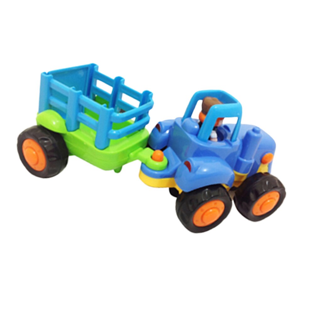 Kids Auto Tractoren Auto Model Techniek Van Model Kids Early Learning Blauw: Default Title