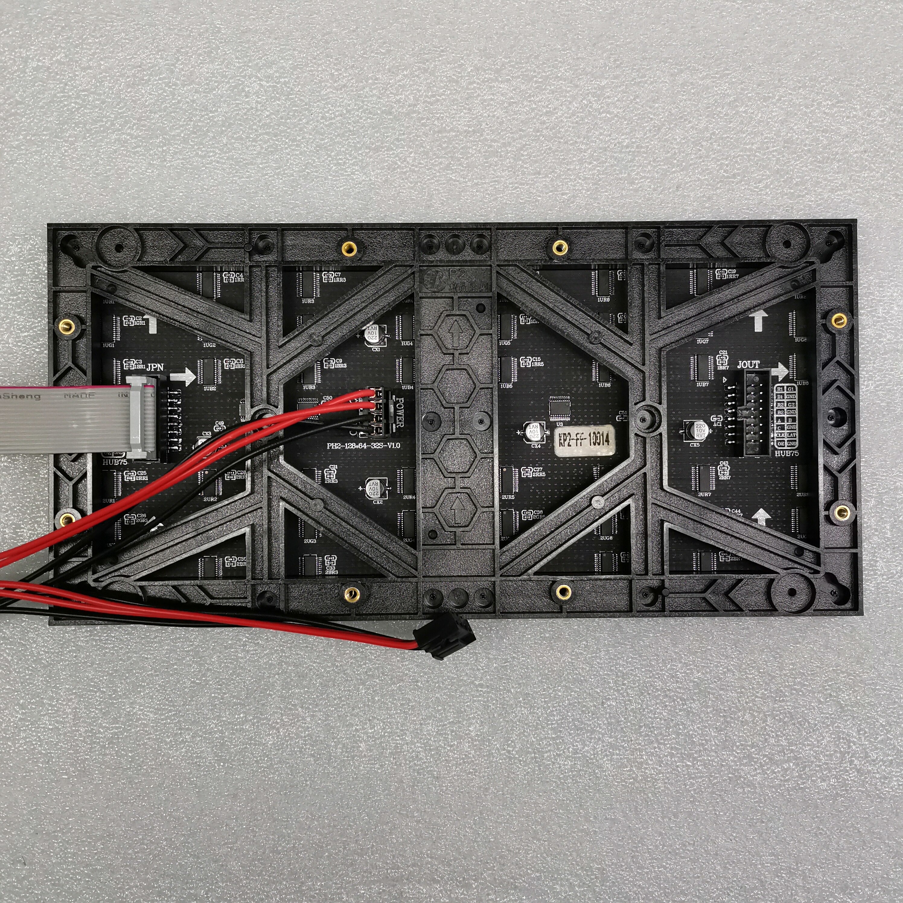 P2 Indoor LED Module 256 * 128mm RGB HD Full Color SMD1515 Video Advertising Wall Module 128 * 64 Pixels