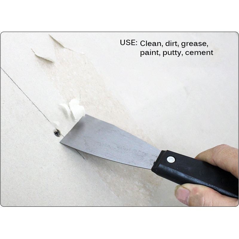 7pcs Putty Knife Scraper Blade 1-5inch Wall Shovel Carbon Steel Plastic Handle Construction Tool cleaning knife