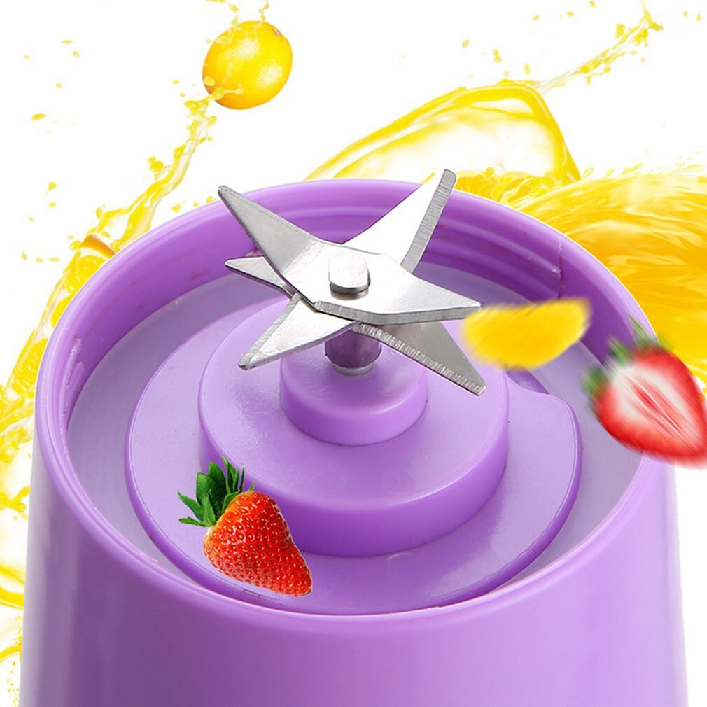 6 Blades Portable blender kitchen blender usb electric juicer machine mini kitchen accessories cup juice blenders Orange juicer