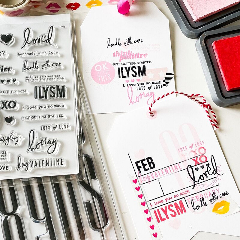 A-Z Capital Alphabets Number 0-9 Week Month Words Clear Stamps Thanks Loved Spring Happy Life English Letter DIY Craft 2022