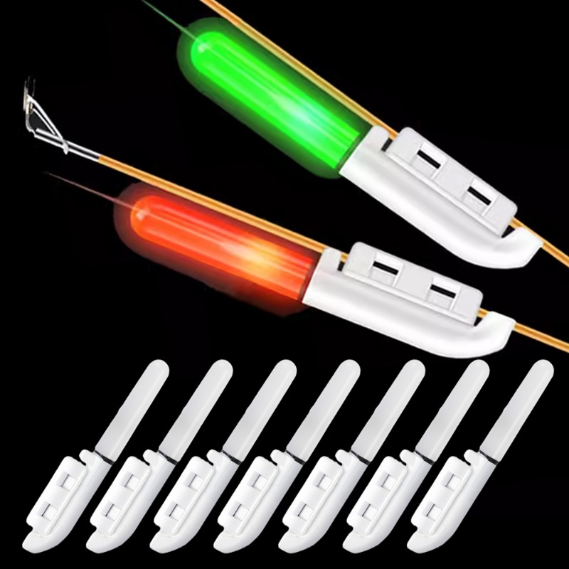 Waterproof Fishing Electronic Rod Luminous Stick Light LED Removable Float Tackle Night Rock Fishing Accessorie CR425 Battery
