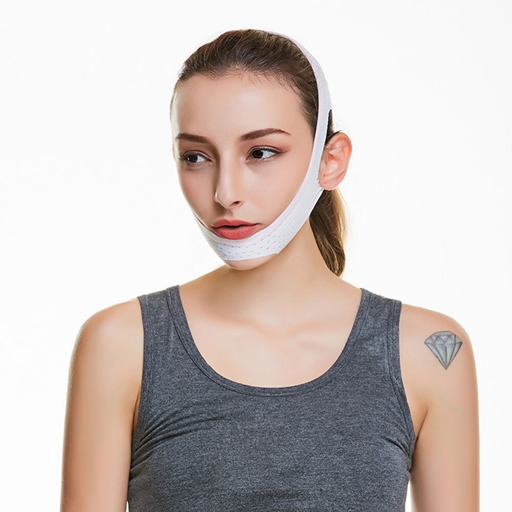 1Pcs Chin Cheek Slim Lift Up Anti Wrinkle Mask Ultra-thin V Face Line Belt Strap Band Chin Cheek Slim Lift Up Anti Wrinkle Mask