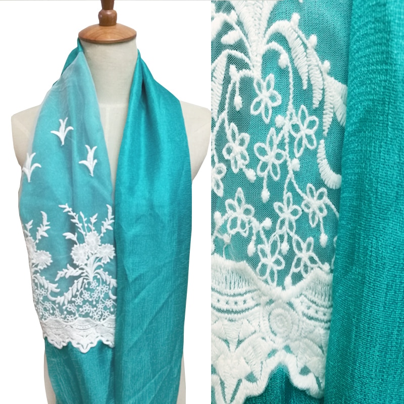 Kesä silkki puuvilla pitsisormus infinity paksu naisten huivi naisten huivi kaksoisympyrä foulard femme cachecol