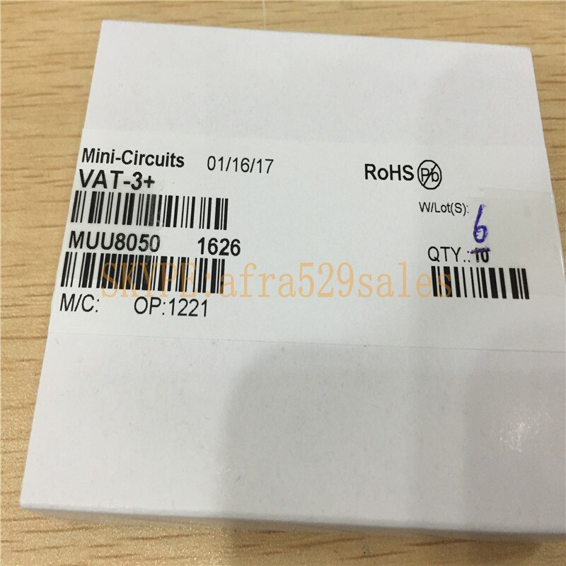 ORIGINAL SMA male plug for SMA female jack RF connector 50ohm 3dB Adapter VAT-3 DC-6.0 GHz Dimmer