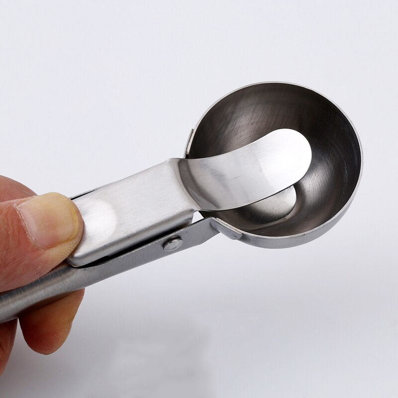 Stainless Steel Ice Cream Scoop,Easy Trigger Ice Cream Spoon Home Use Multifunction Ice Cream Tool Kitchen Accessories EJ892981