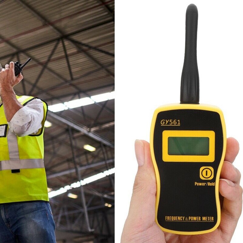 Mini Handheld GY561 Frequency Counter Measure Tester with Antenna Two Way Radio Walkie Talkie LCD