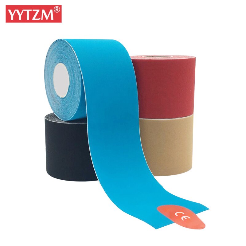 Vier Seiten Elastischen Muskel Sport Tape kinesiologie Sport Aufkleber Kinesiotapes Rolle Baumwolle 5cm * 5m Nylon Intramuskuläre Verband