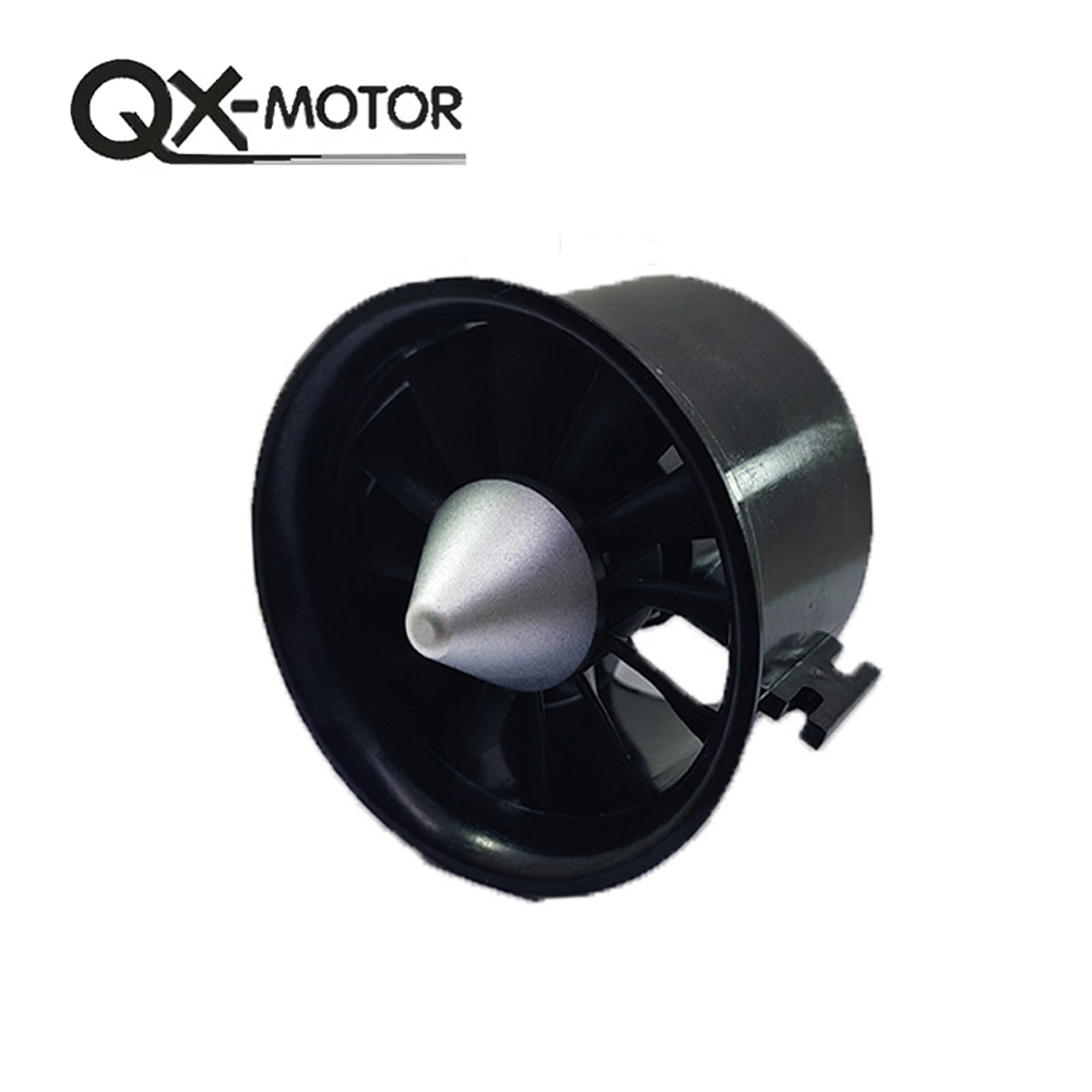 Qx-silnik 70mm EDF 4s 6s QF2827 Bezszczotkowy silnik 12-łopatkowy wentylator kanałowy robić samolotów RC EDF strumień