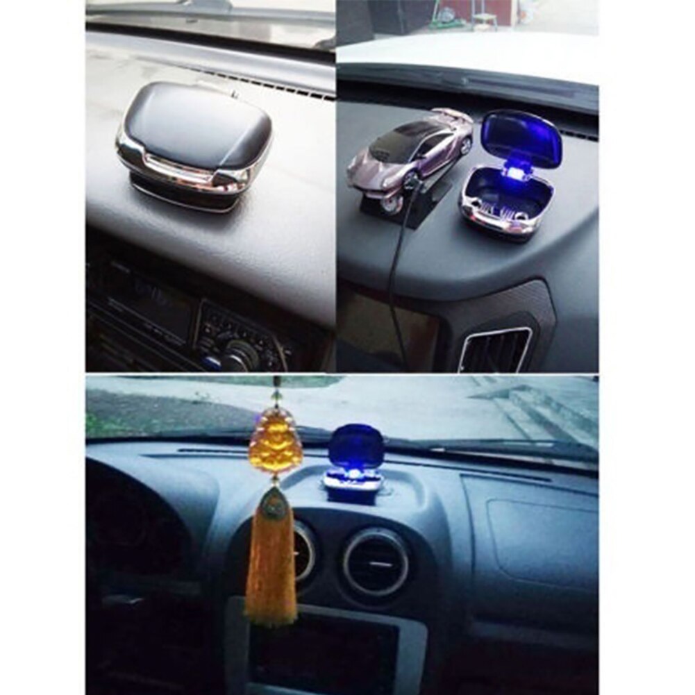 Cendrier universel chargeur USB avec indicateur LED, fournitures d'intérieur de voiture