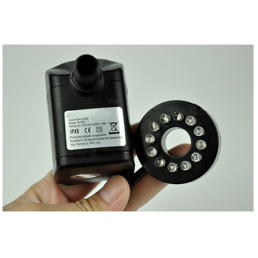 5W Submersible Water Pump Adjustable Water Flow for Ponds Fountains Tank Statuary Fish