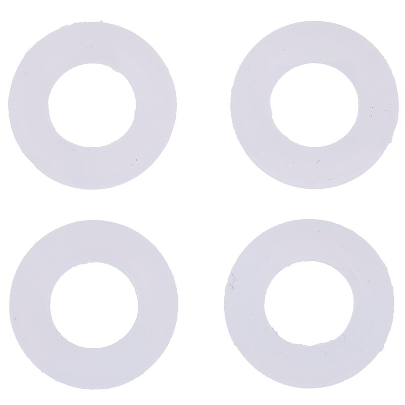 4pcs=2Pair Glasses Ear Hooks Round Anti Slip Silicone Grips Eyeglasses Sports Temple Tips 4pcs: White