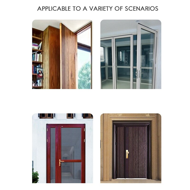 Pneumatic Door Closer Soft Close Automatic Door Close Stop Door Hardware Gas Spring Door Closer 100 Degree