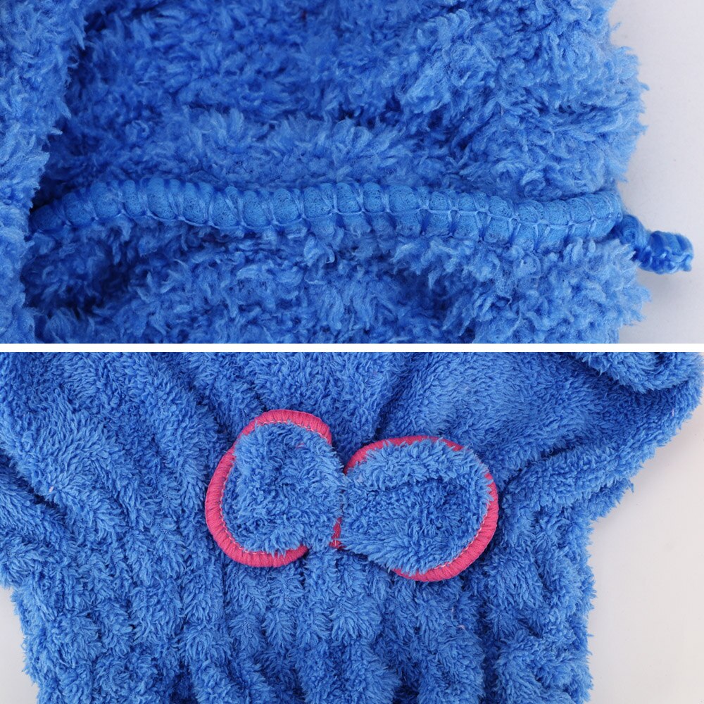 Microfiber 5 Colors Wrapped Towels Quickly Dry Hair Hat Bath Accessories Bathroom Hats