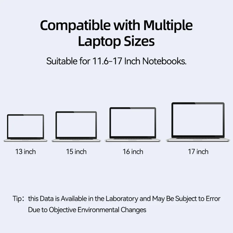 Portable Laptop Stand for 11/13/17 Inch Adjustable Riser Foldable Heat Dissipation Support Bracket Notebook Holder for Macbook