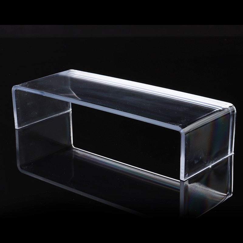 3 Tier Plastic Acrylic Shoes Display Holder Toy Display Stand Makeup Organizer Shelf Rack Wallet Bag Organizer