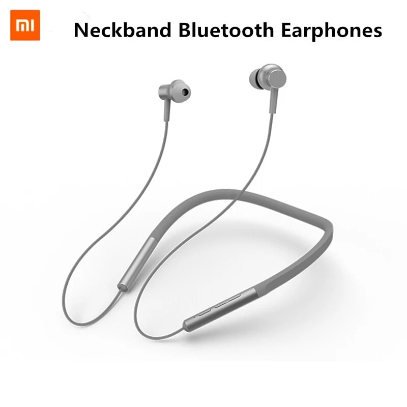 Xiaomi Originele Draadloze Bluetooth Nekband Kraag Oortelefoon Noice Cancelling Headset Met Microfoon Hoofdtelefoon In-Ear Sport Oordopjes