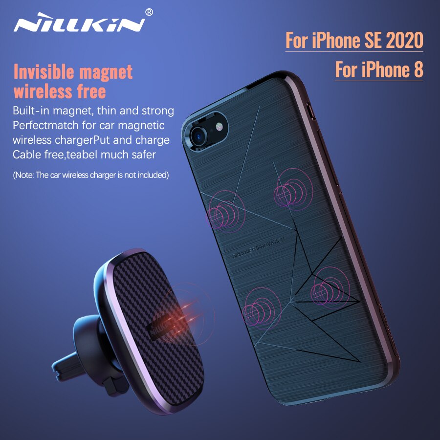 Wireless Charger Receiver case for iPhone SE Magnetic Nillkin Qi Wireless Charger Receiver for iPhone 8 X Wireless Charging: For iPhone XS Max / Case and Charger