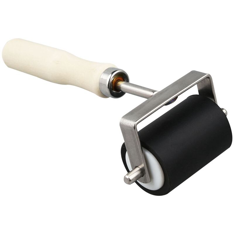 Heavy Duty Hard Rubber Roller Drukinkten Lino Brayer Art Craft Tool